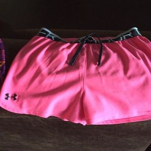 Under Armour Pink girl shorts